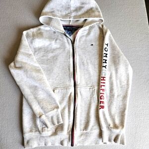 Tommy Hilfiger Boys Signature Sleeve Zip Hoodie.